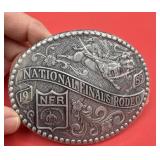 1989 limited edition, national rodeo belt buckle