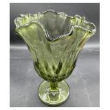 Fenton thumbprint vase 7.5ï¿½ tall
