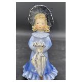 Occupied, Japan figurine, umbrella handle, broken