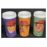 Vintage plastic baseball cups