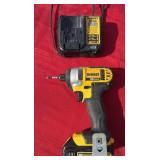DeWalt cordless drill works with charger