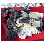 Large amount of work gloves