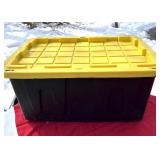 27 gallon plastic tote