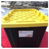 27 gallon plastic tote