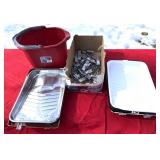Painting, trays, brackets bucket