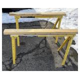 Task force pair of fold up sawhorses #2