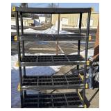 6 foot tall plastic shelf