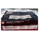 New box of collated roofing nails