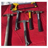 Large amount of hammers/handsaw