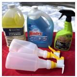Cleaners/spray bottles