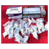 New earplugs, gloves, and protective mask