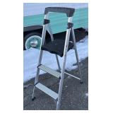 Utility fold up planner/stepstool