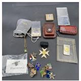 Harley Davidson holders/Secret Service pens