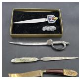 Vintage letter openers