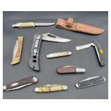 Large amount of pocketknives/miscellaneous