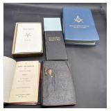 Large amount of vintage mason books/bible