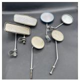 Vintage mirrors, automotive/bicycle