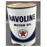 Texico motor oil & can