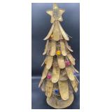 Mid-century metal Christmas tree