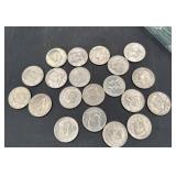 $10 Kennedy half dollars