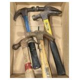 Large amount of hammers