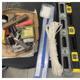 Levels rope, miscellaneous tools