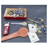 Coast Guard pins/Boy Scout items