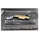 Vintage Chevrolet emblems/gas cap