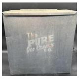 Vintage The pure Ice cream co box cooler