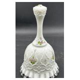 Fenton violets in the snow bell Hp/signed