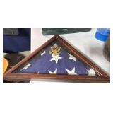 50 star American flag military in case