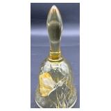 Fenton small butterfly bell no dinger hand signed