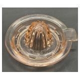 Pink depression lemon squeezer