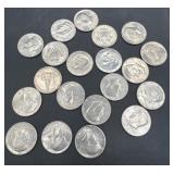 $10 Kennedy Half dollars