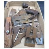 Vintage wood plane parts