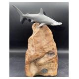 John Perry hammerhead shark figurine 8.5' tall