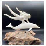 John Perry dolphin/mermaid figure 9' long