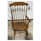 Vintage wooden rocking chair