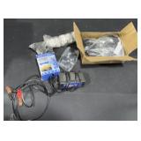 Battery float charger casters wheels