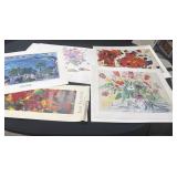 Large amount of decorative print/pictures