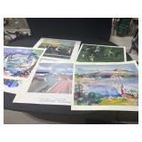 Large amount of decorative print/poster