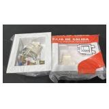 Wall mount boxes for washer hookups