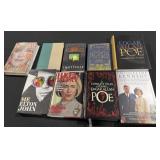 Hardback, reading books STEVEN King, Elton John,