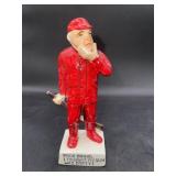 Japan, vintage hunter figurine 6' tall