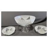 Large centerpiece/bowls glass