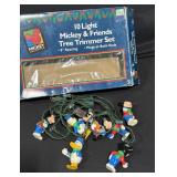 Vintage Mickey Mouse Christmas lights