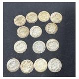 14 silver dimes