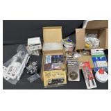 Miscellaneous tools, label maker, lights,