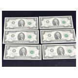 6 - $2.00 bills