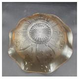 Iris carnival bowl 11'  wide